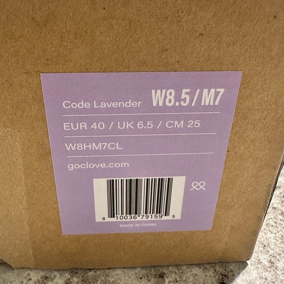 Clove Shoes - lavender W8.5/M7 - Picture 5 of 5